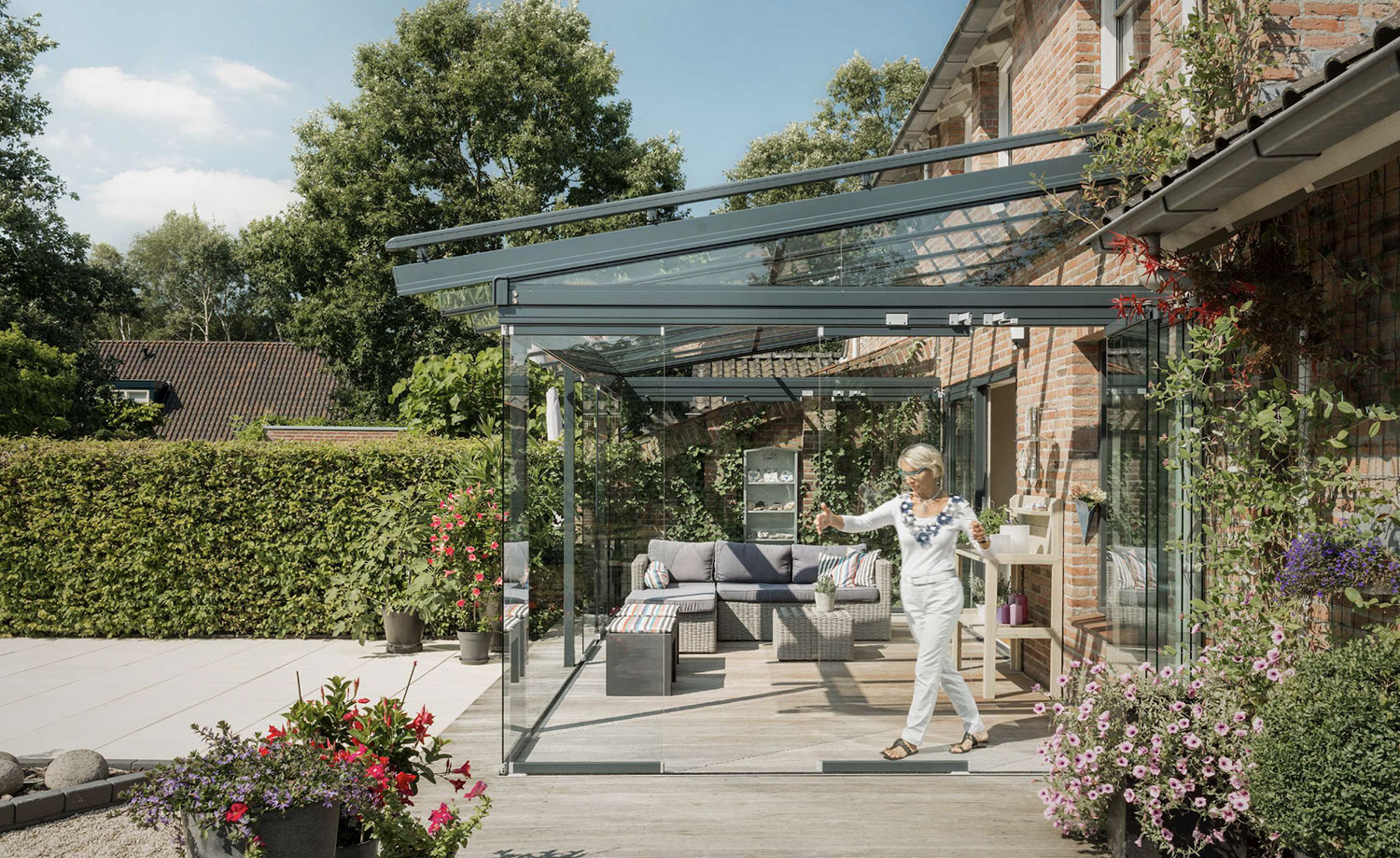 EKCO Atrium Glass Canopy Extension - SpaceKube